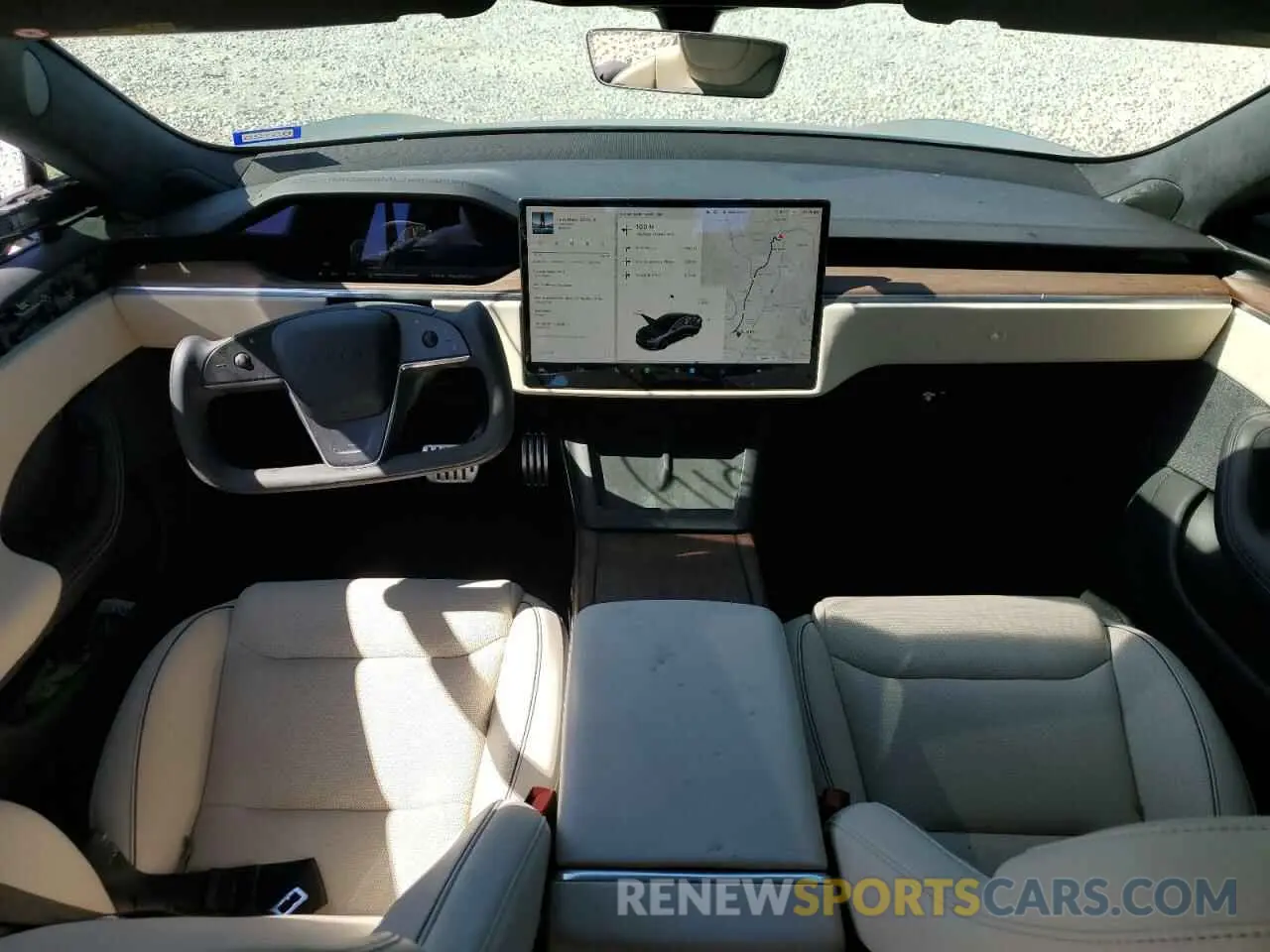 8 Photograph of a damaged car 5YJSA1E64MF451576 TESLA MODEL S 2021