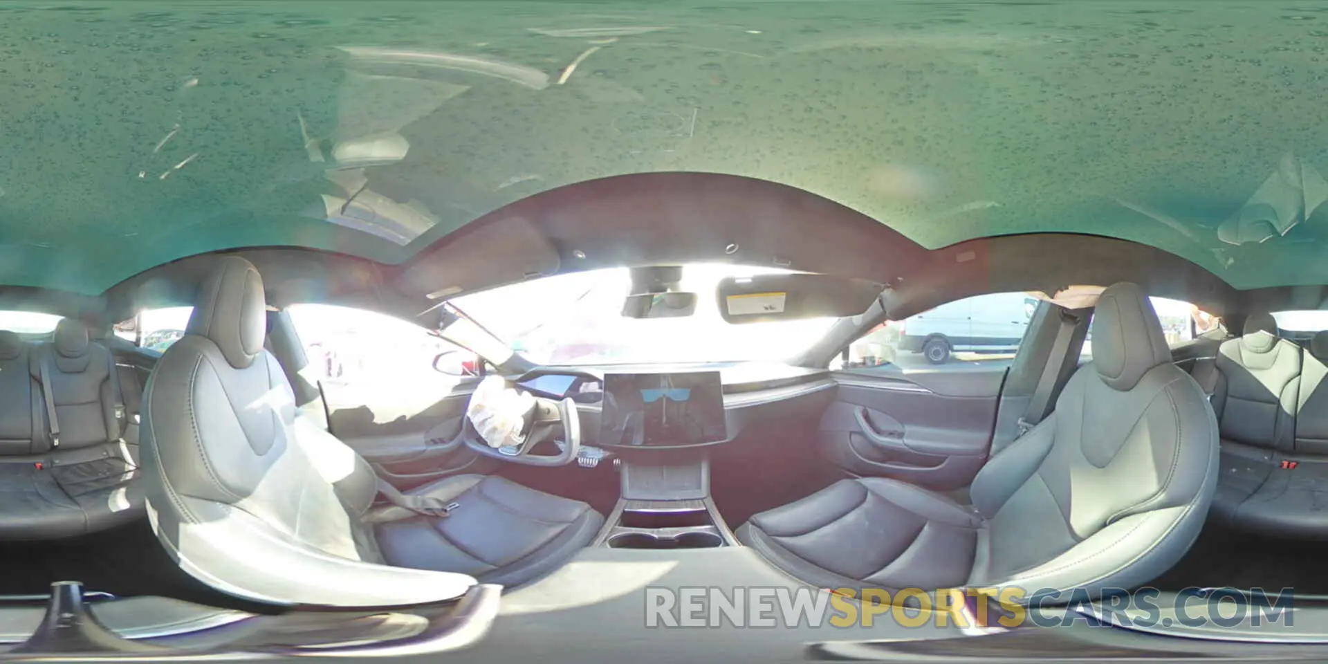 13 Photograph of a damaged car 5YJSA1E65MF435922 TESLA MODEL S 2021