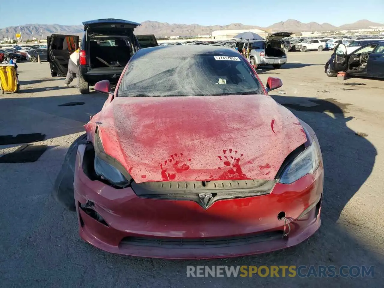 5 Photograph of a damaged car 5YJSA1E65MF435922 TESLA MODEL S 2021