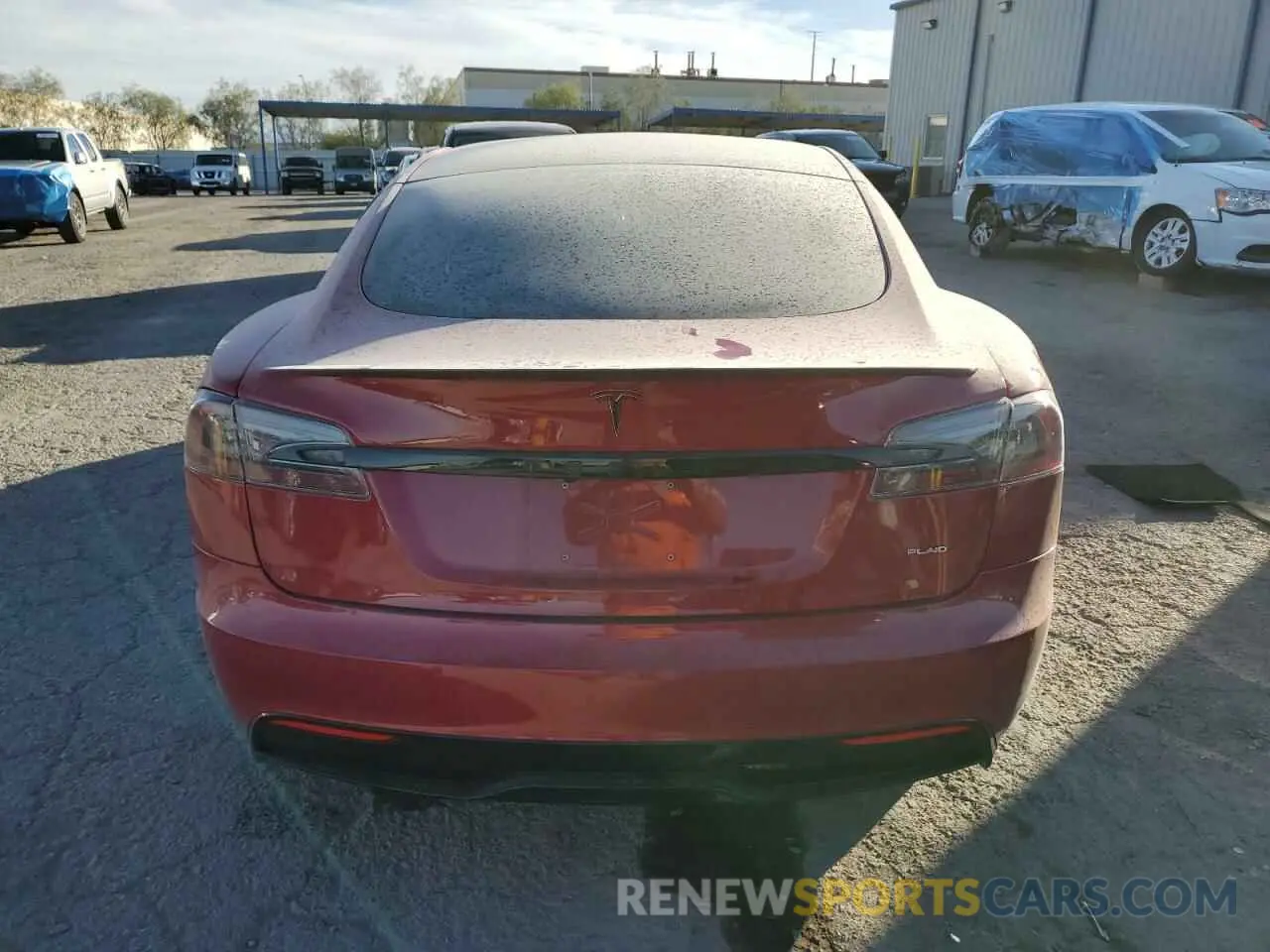6 Photograph of a damaged car 5YJSA1E65MF435922 TESLA MODEL S 2021