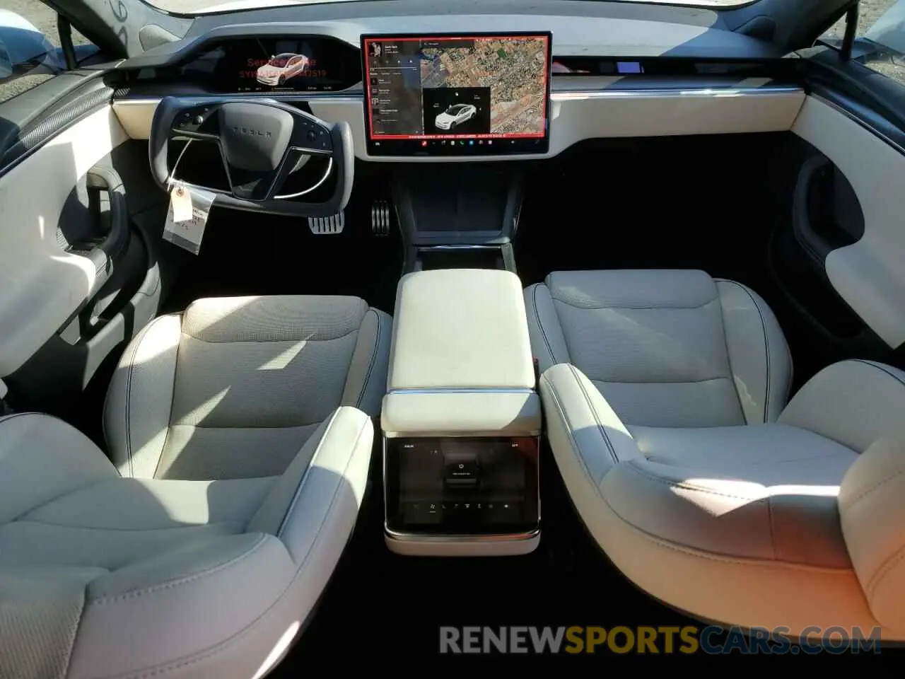 8 Photograph of a damaged car 5YJSA1E65MF447519 TESLA MODEL S 2021