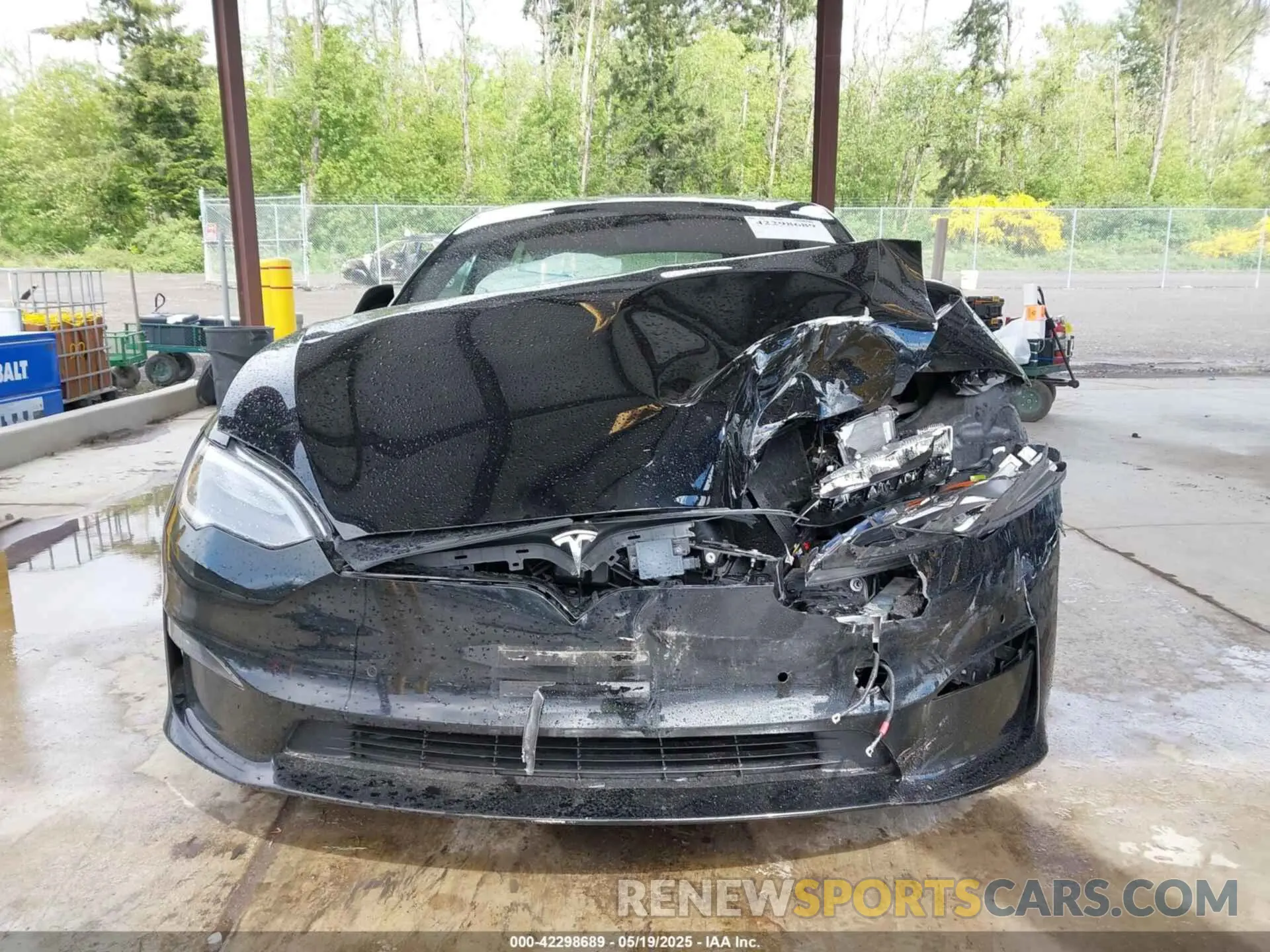 11 Фотография поврежденного автомобиля 5YJSA1E66MF434066 TESLA MODEL S 2021