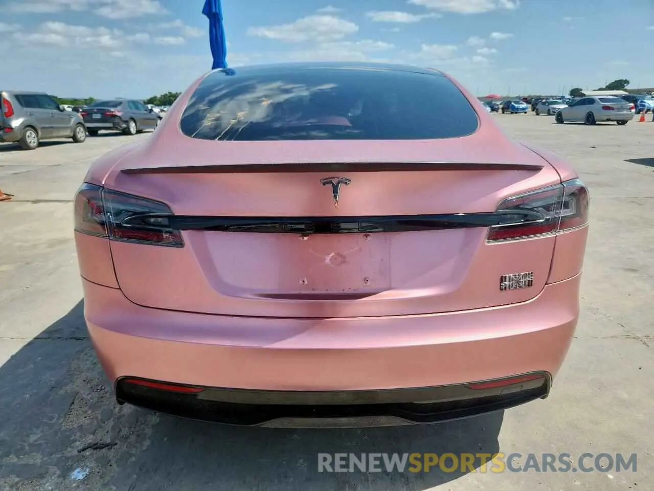 6 Photograph of a damaged car 5YJSA1E66MF438201 TESLA MODEL S 2021