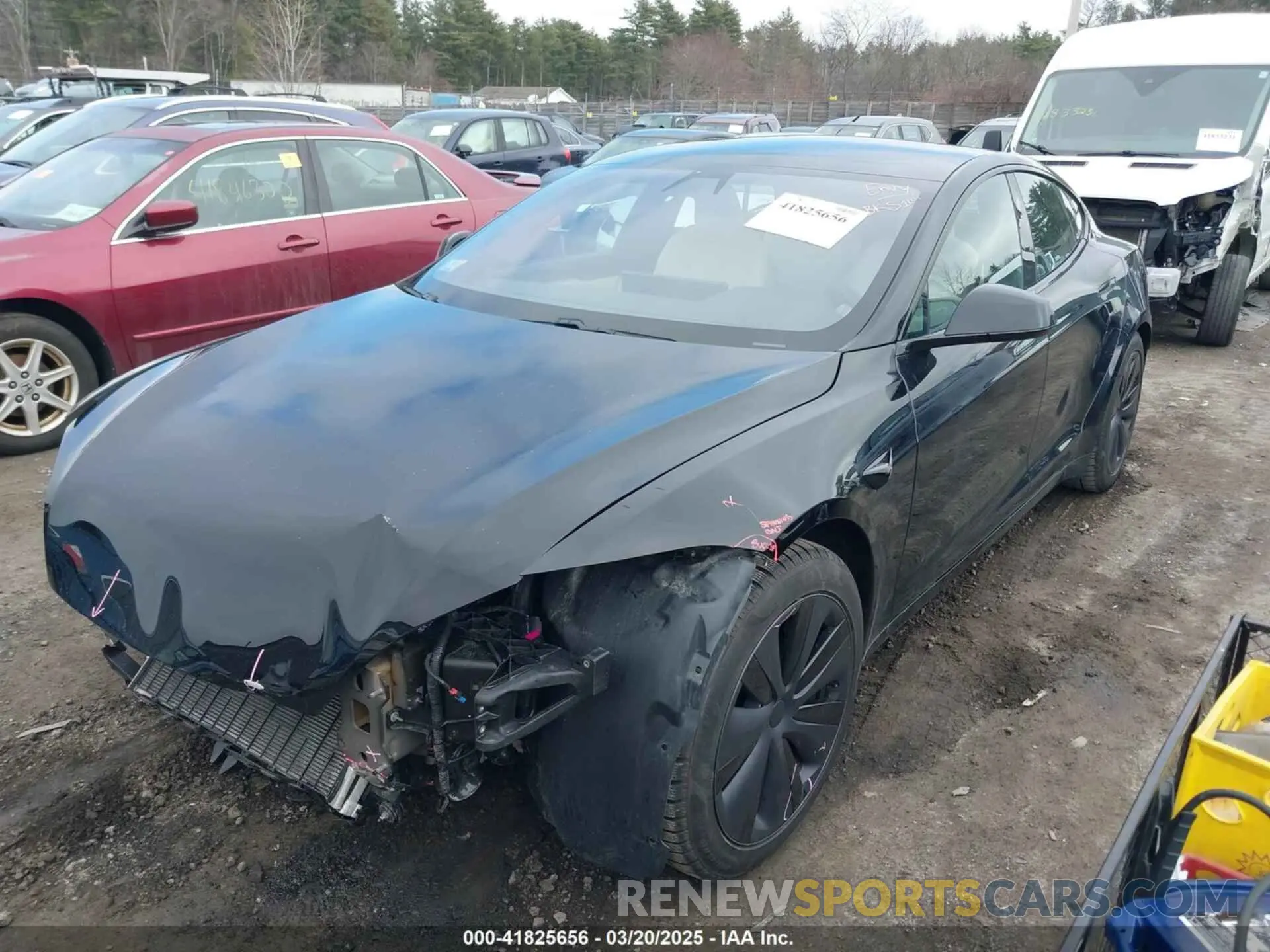 2 Фотография поврежденного автомобиля 5YJSA1E69MF439147 TESLA MODEL S 2021