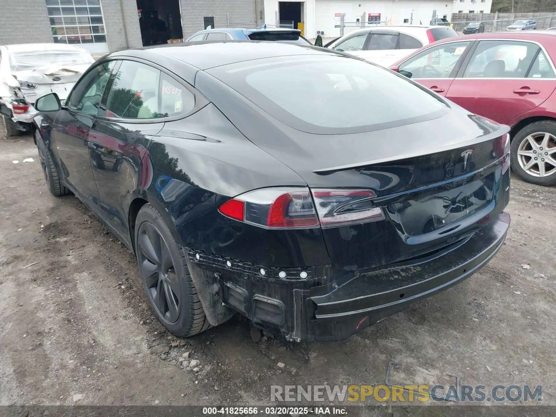 3 Фотография поврежденного автомобиля 5YJSA1E69MF439147 TESLA MODEL S 2021