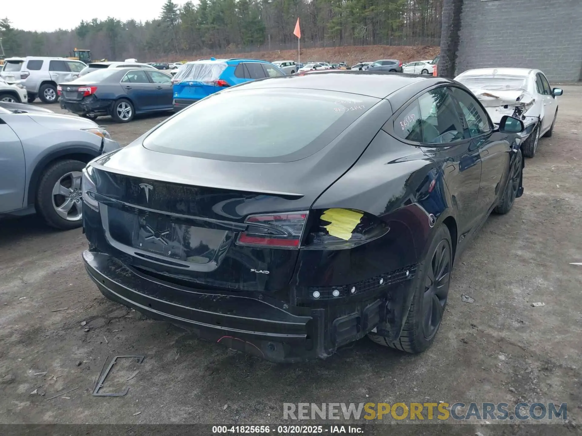 4 Фотография поврежденного автомобиля 5YJSA1E69MF439147 TESLA MODEL S 2021