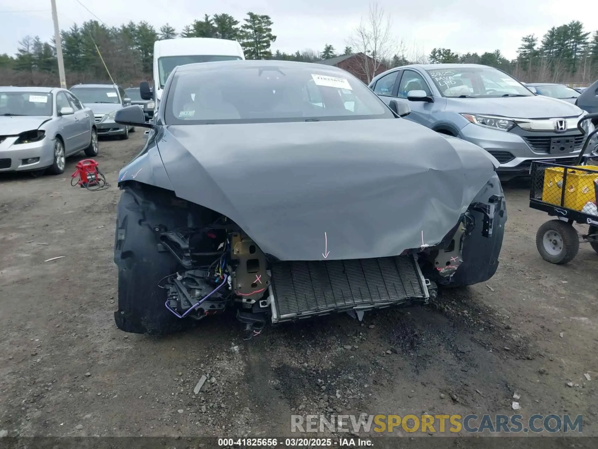 6 Фотография поврежденного автомобиля 5YJSA1E69MF439147 TESLA MODEL S 2021