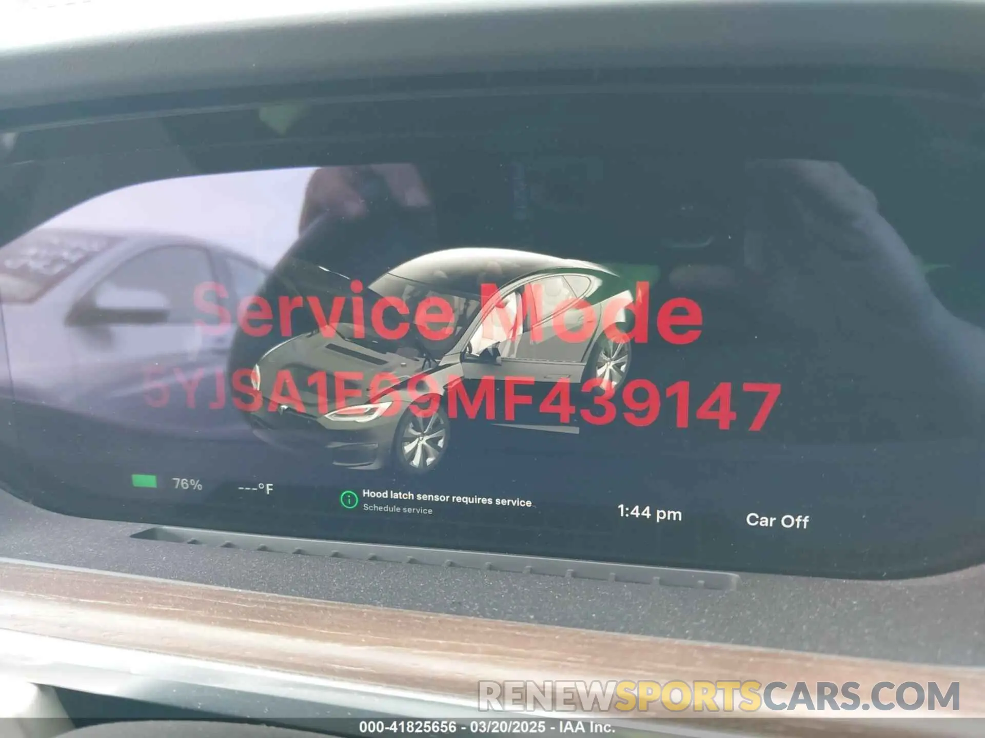 7 Фотография поврежденного автомобиля 5YJSA1E69MF439147 TESLA MODEL S 2021