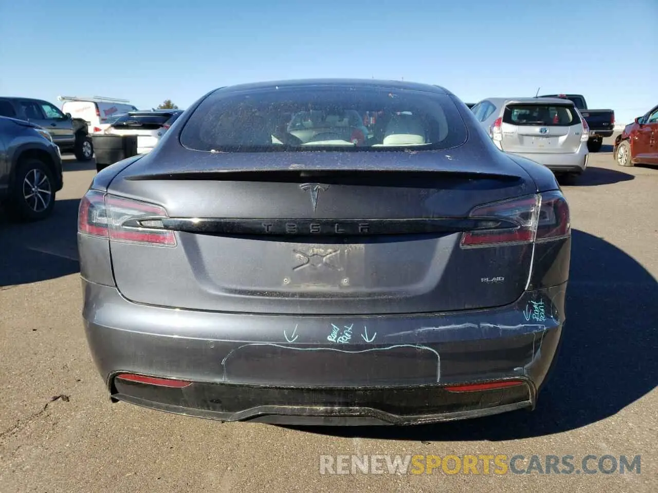 6 Фотография поврежденного автомобиля 5YJSA1E6XMF442901 TESLA MODEL S 2021