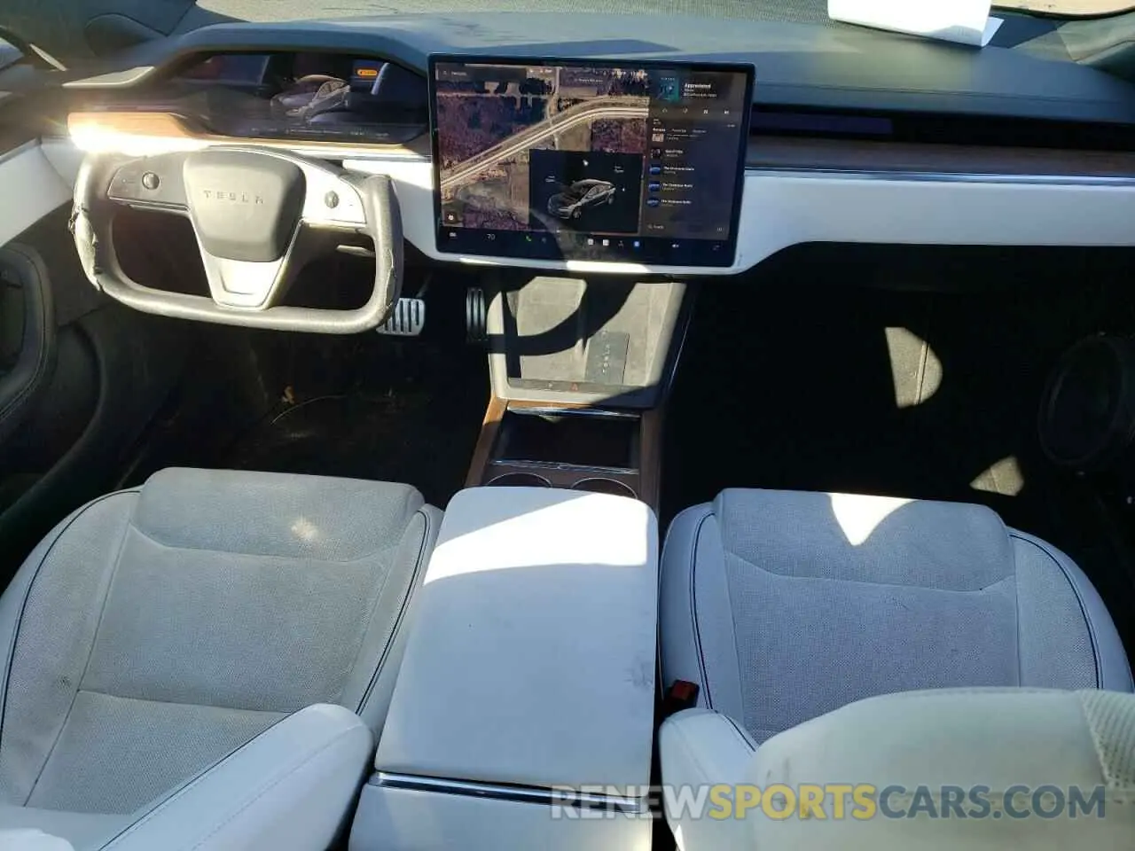 8 Фотография поврежденного автомобиля 5YJSA1E6XMF442901 TESLA MODEL S 2021