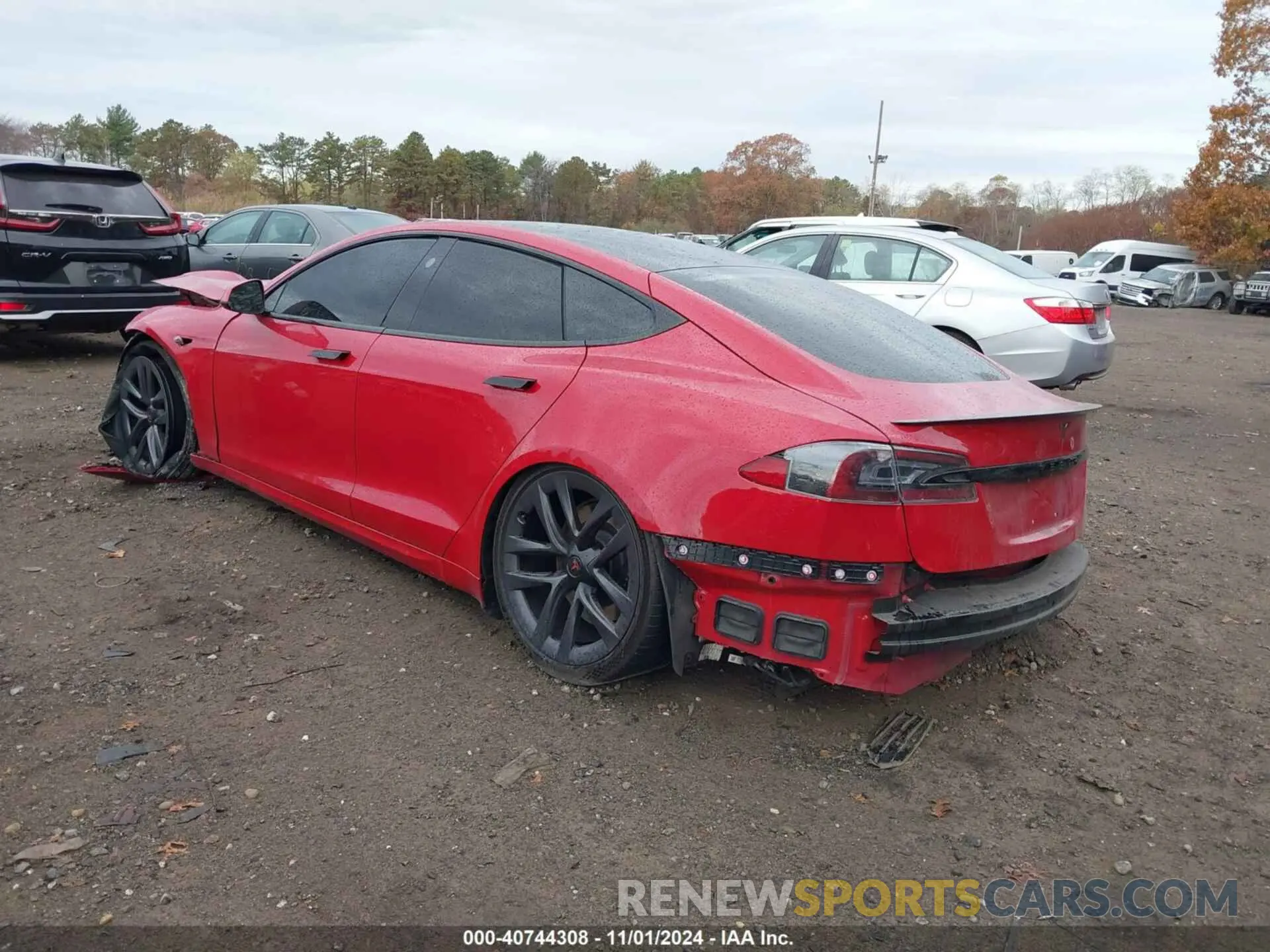 3 Photograph of a damaged car 5YJSA1E6XMF451632 TESLA MODEL S 2021