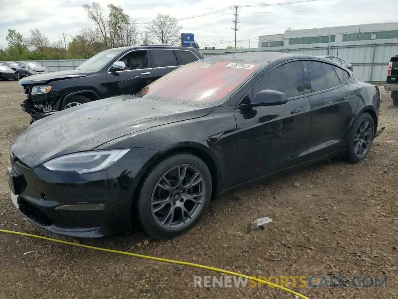 1 Фотография поврежденного автомобиля 5YJSA1E6XMF456295 TESLA MODEL S 2021