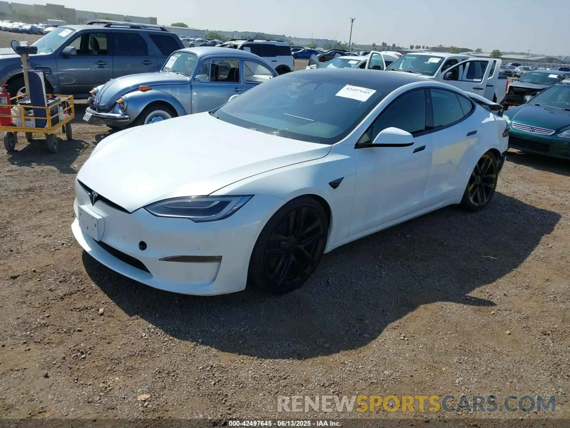 2 Фотография поврежденного автомобиля 5YJSA1E50NF459084 TESLA MODEL S 2022