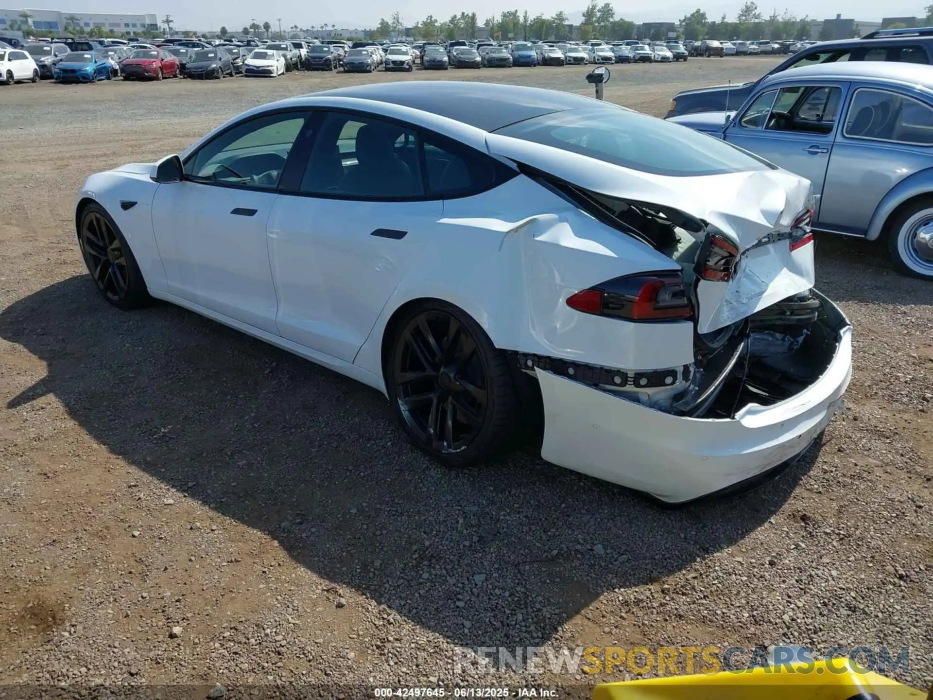 3 Фотография поврежденного автомобиля 5YJSA1E50NF459084 TESLA MODEL S 2022
