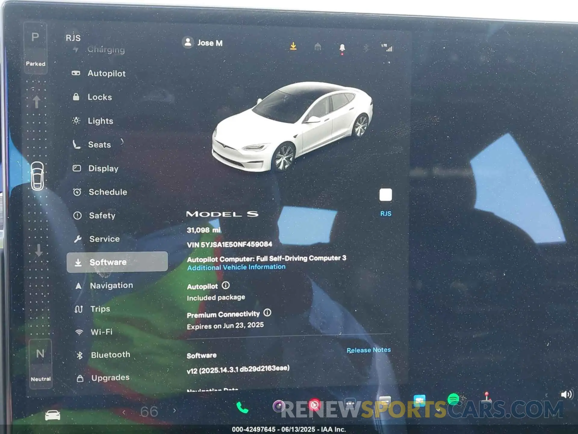 7 Фотография поврежденного автомобиля 5YJSA1E50NF459084 TESLA MODEL S 2022