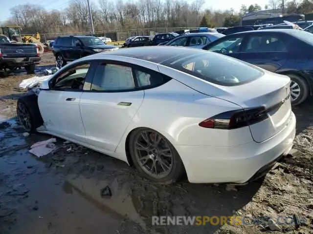 2 Photograph of a damaged car 5YJSA1E50NF471509 TESLA MODEL S 2022