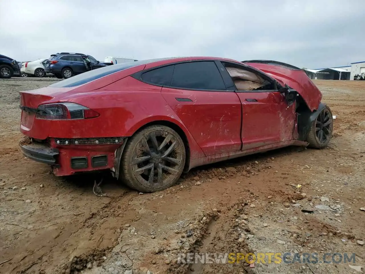 3 Фотография поврежденного автомобиля 5YJSA1E51NF470790 TESLA MODEL S 2022