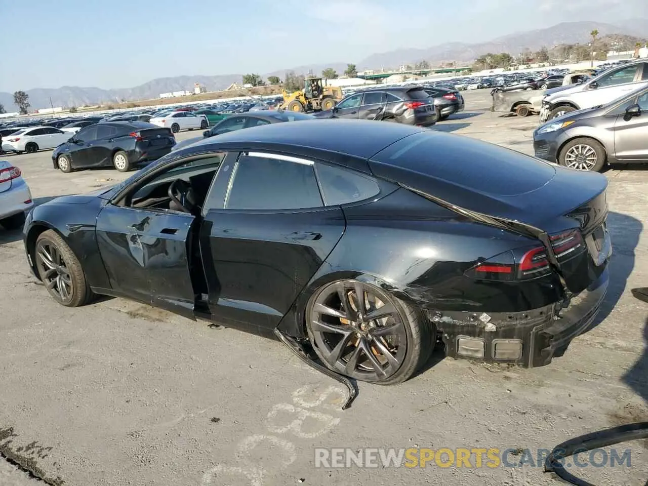 2 Фотография поврежденного автомобиля 5YJSA1E51NF482745 TESLA MODEL S 2022