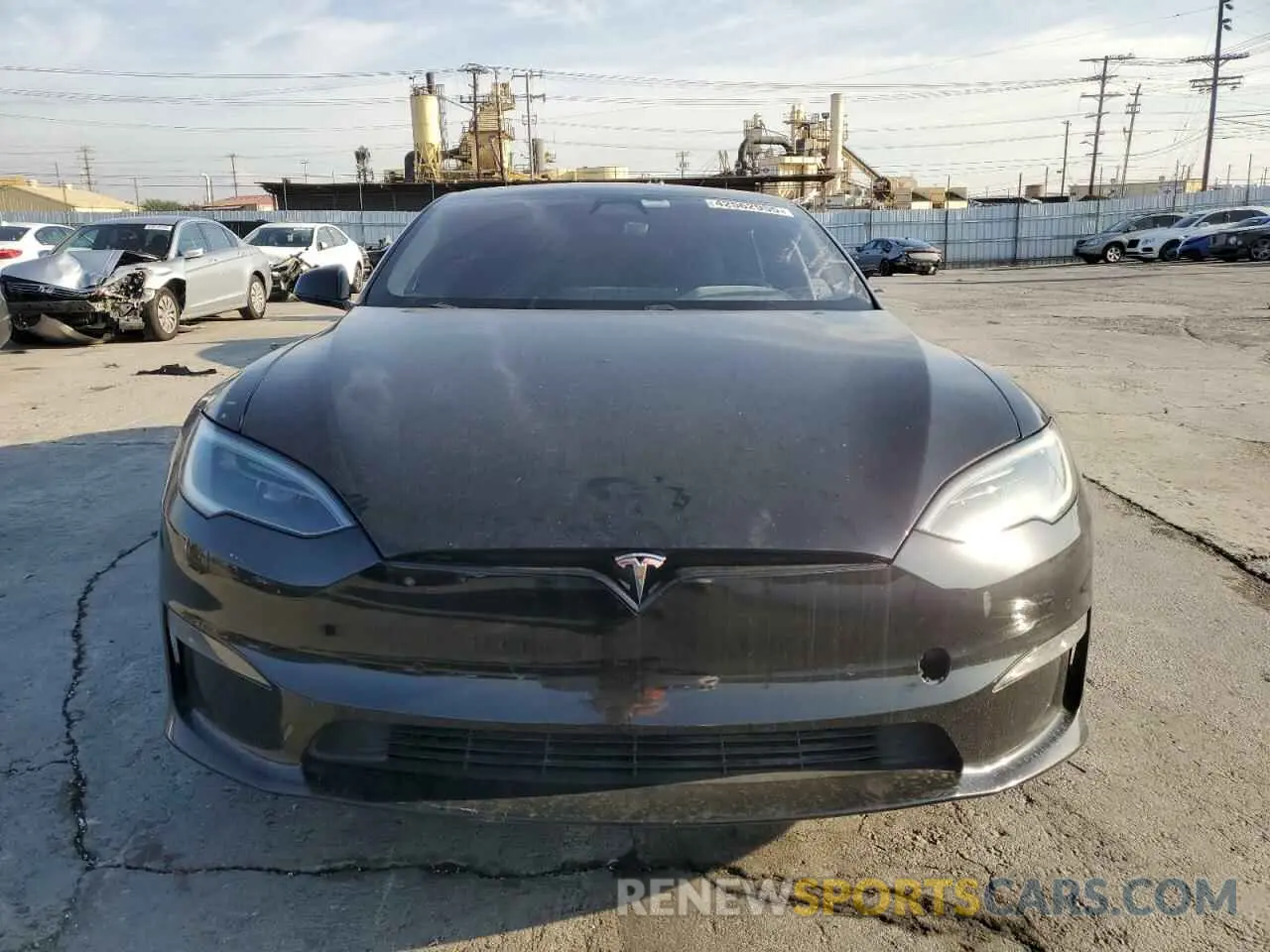 5 Фотография поврежденного автомобиля 5YJSA1E51NF482745 TESLA MODEL S 2022