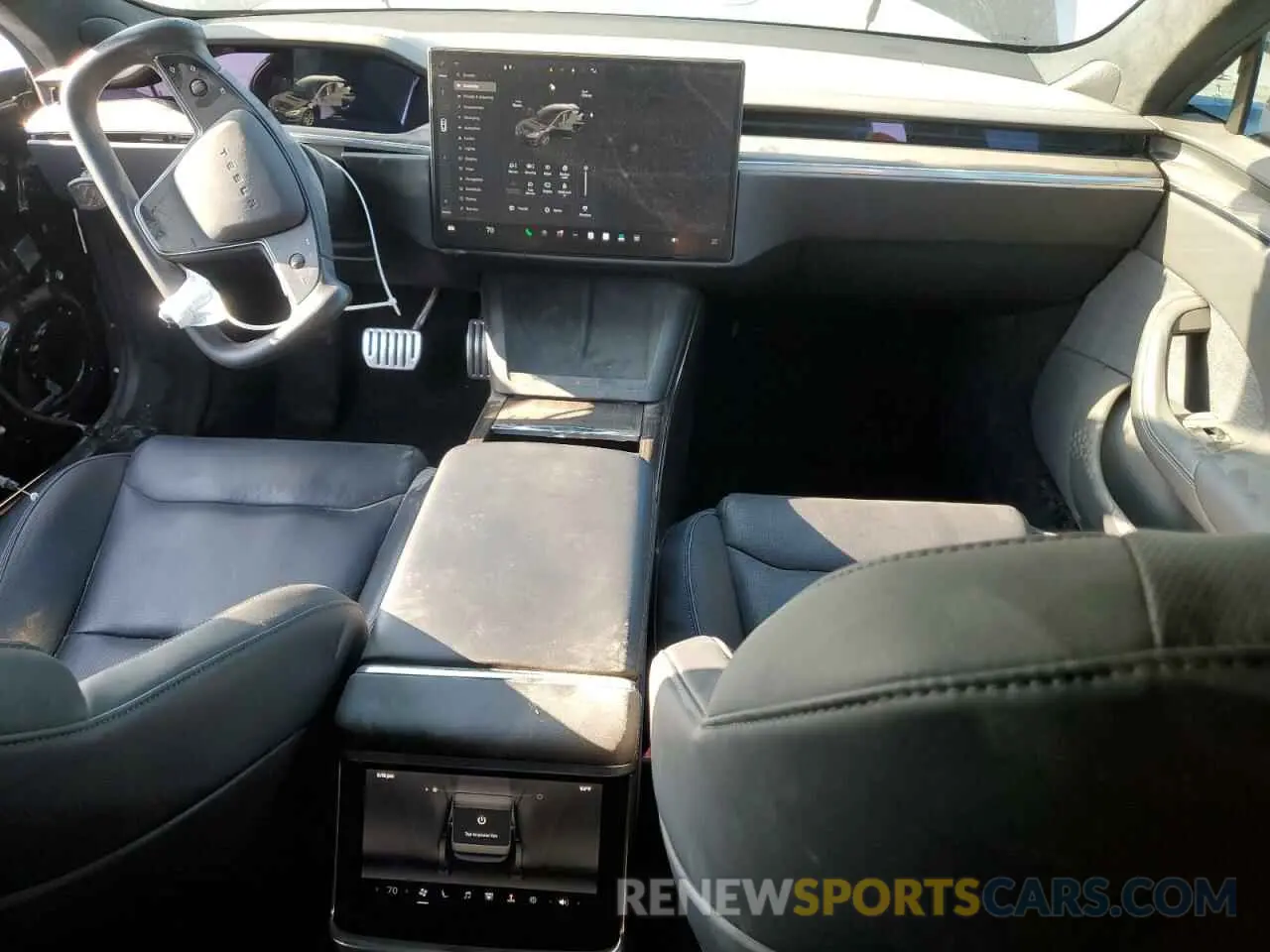 8 Фотография поврежденного автомобиля 5YJSA1E51NF482745 TESLA MODEL S 2022