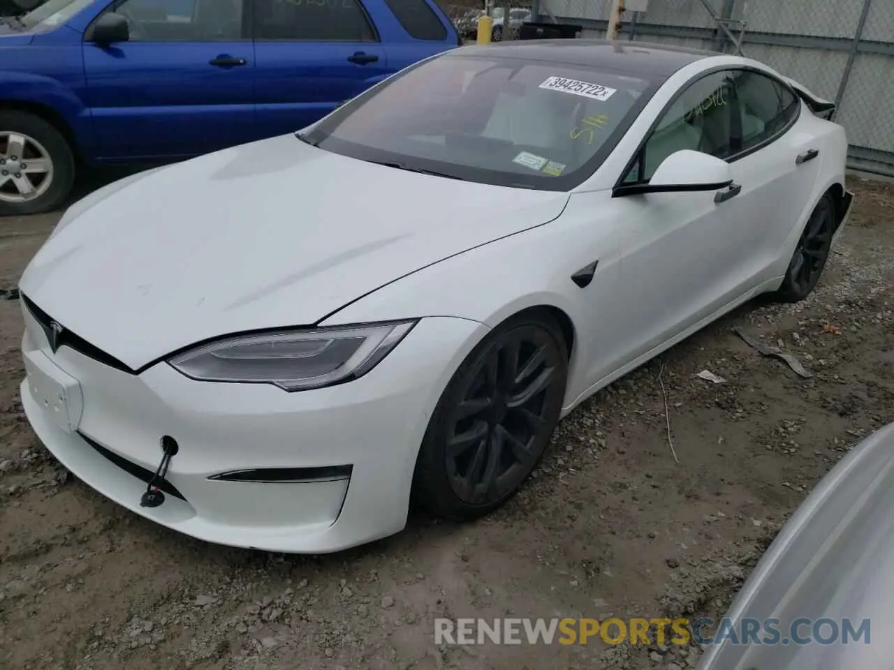 2 Фотография поврежденного автомобиля 5YJSA1E52NF467851 TESLA MODEL S 2022
