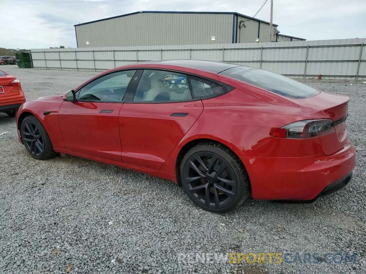 2 Photograph of a damaged car 5YJSA1E52NF470622 TESLA MODEL S 2022