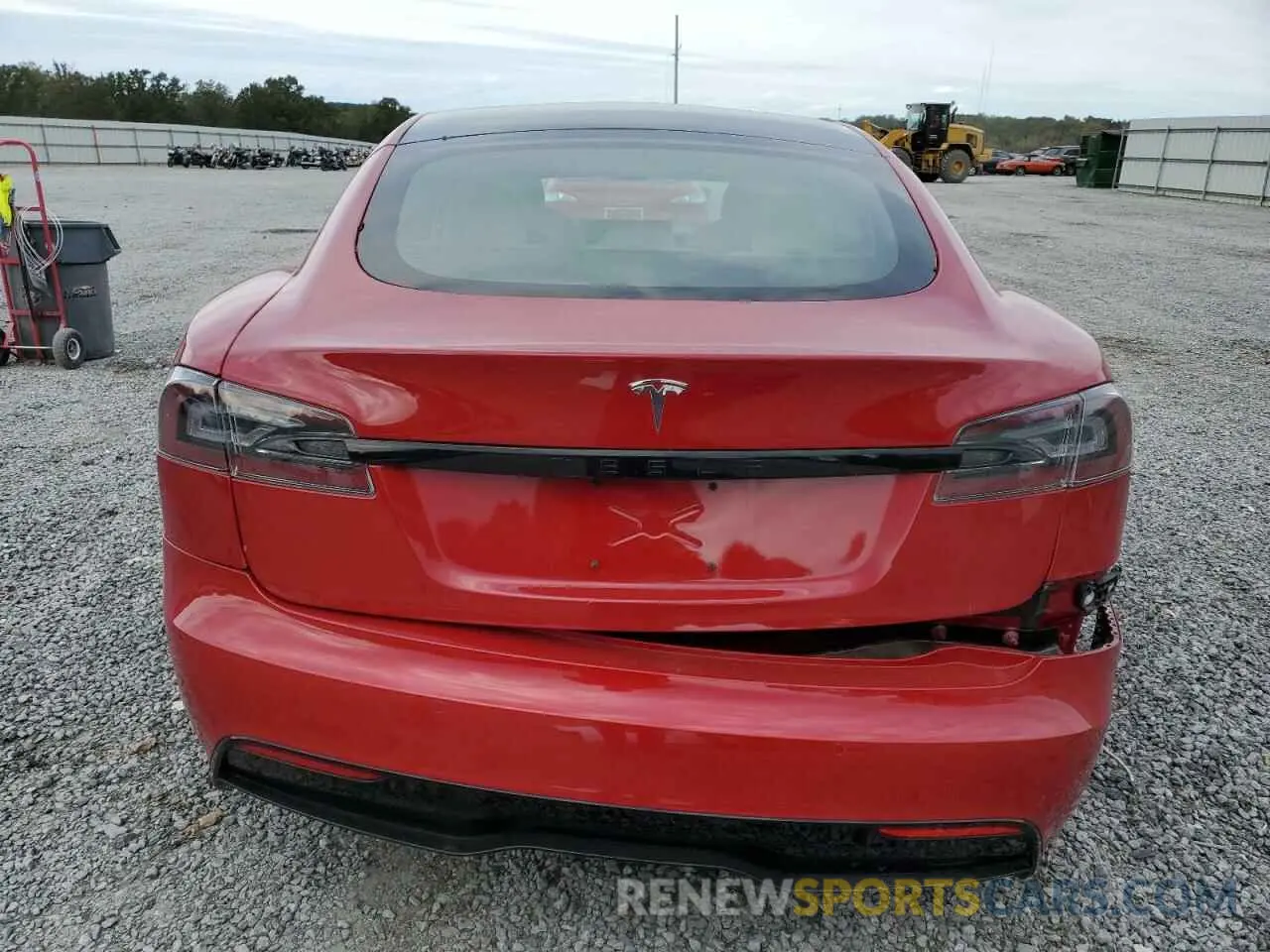 6 Photograph of a damaged car 5YJSA1E52NF470622 TESLA MODEL S 2022