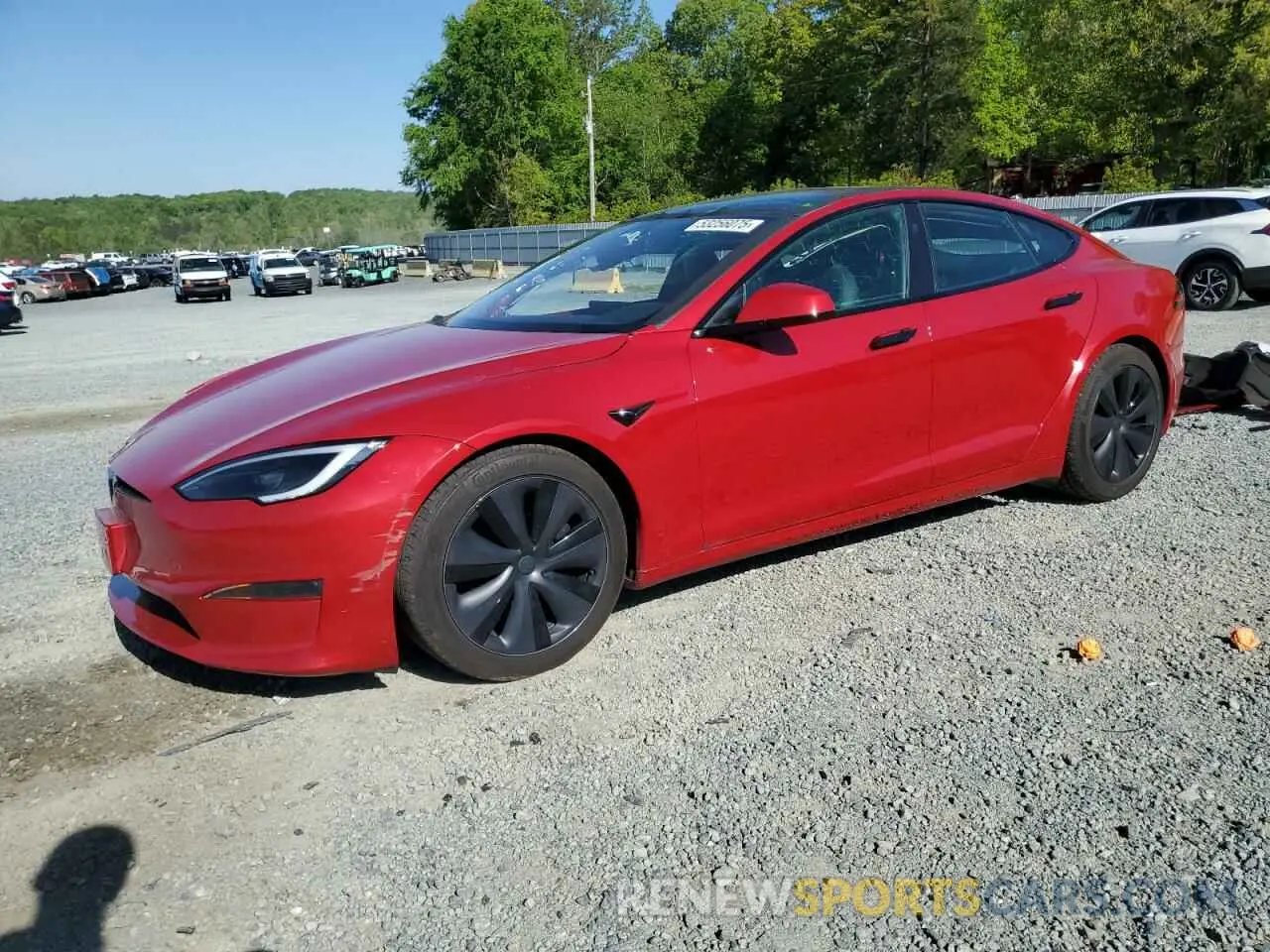 1 Фотография поврежденного автомобиля 5YJSA1E52NF493799 TESLA MODEL S 2022