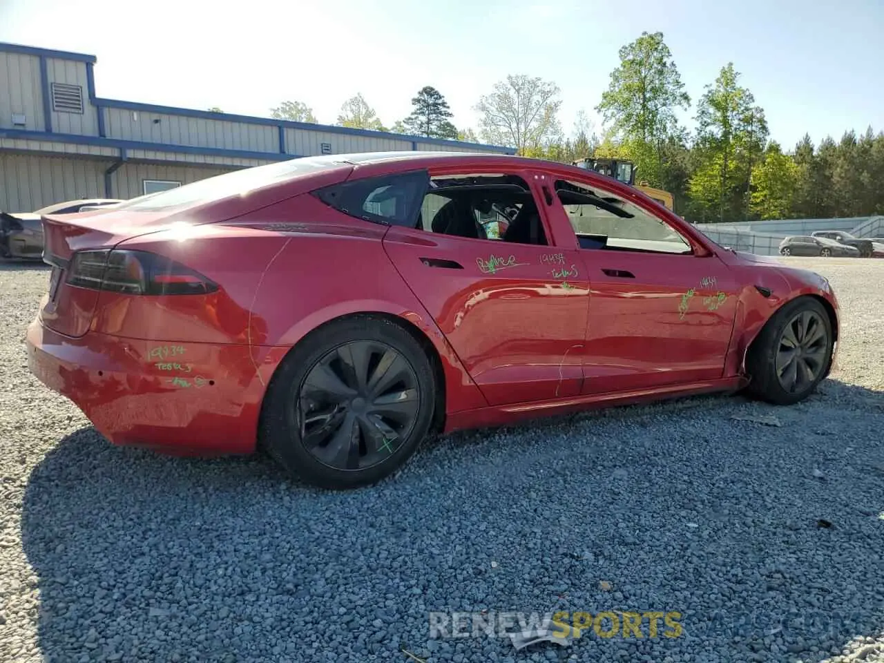 3 Фотография поврежденного автомобиля 5YJSA1E52NF493799 TESLA MODEL S 2022