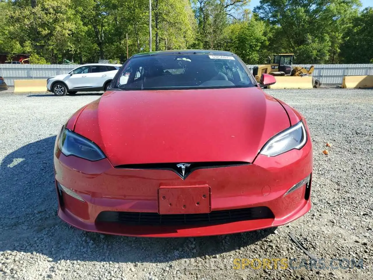 5 Фотография поврежденного автомобиля 5YJSA1E52NF493799 TESLA MODEL S 2022