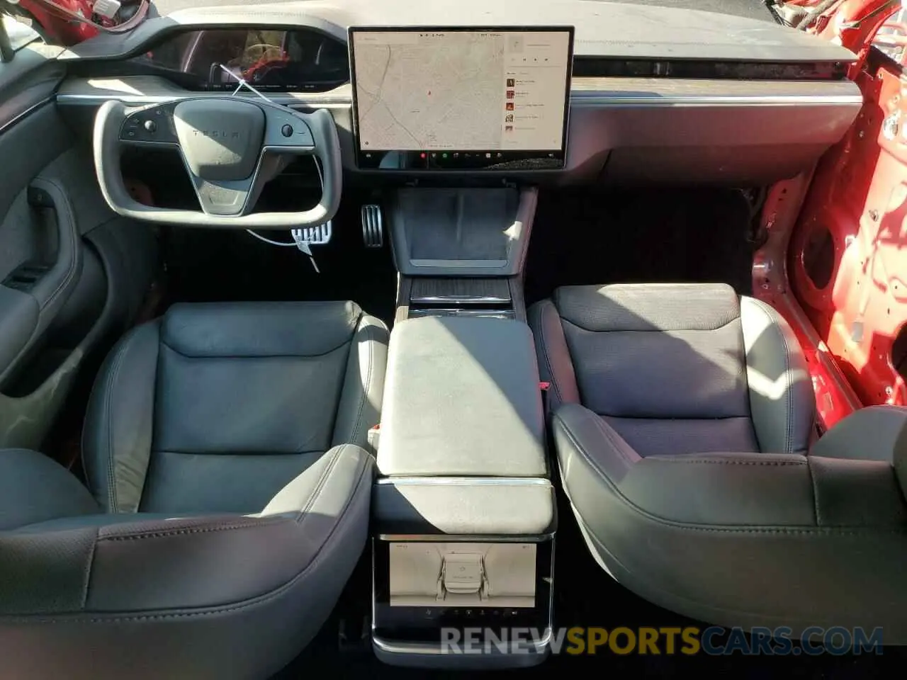 8 Фотография поврежденного автомобиля 5YJSA1E52NF493799 TESLA MODEL S 2022