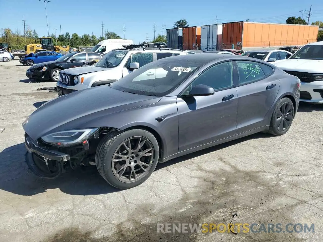 1 Photograph of a damaged car 5YJSA1E53NF471133 TESLA MODEL S 2022