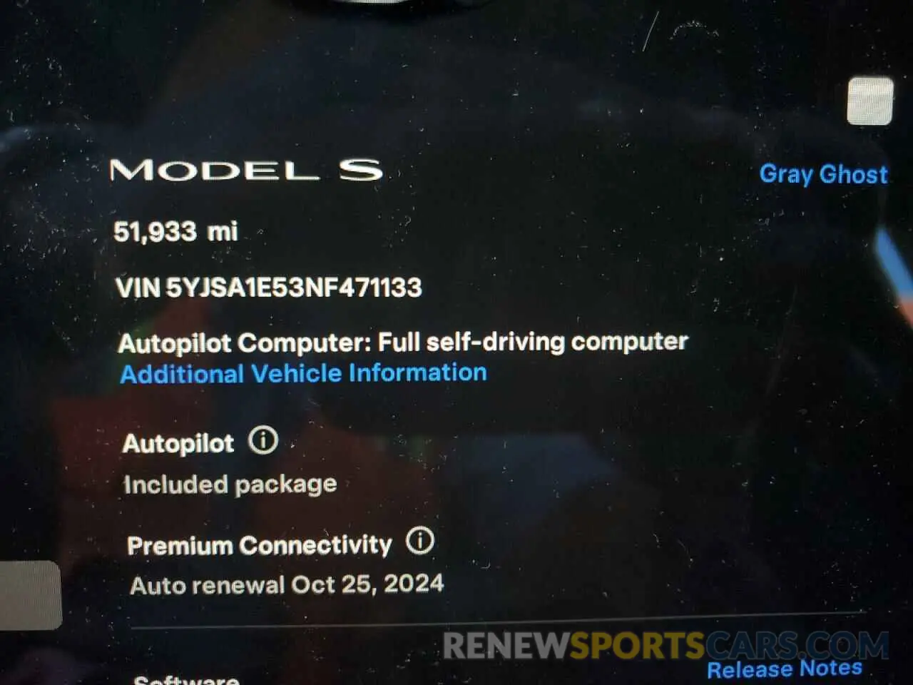 9 Photograph of a damaged car 5YJSA1E53NF471133 TESLA MODEL S 2022