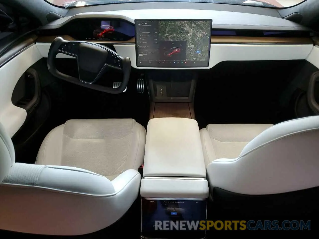 8 Photograph of a damaged car 5YJSA1E53NF486764 TESLA MODEL S 2022