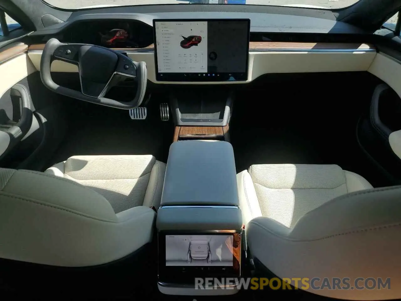8 Photograph of a damaged car 5YJSA1E53NF489759 TESLA MODEL S 2022