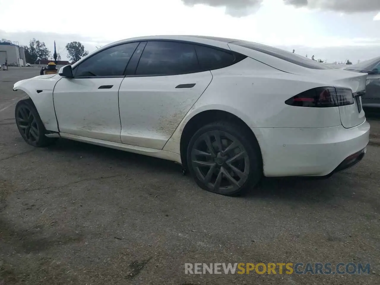 2 Фотография поврежденного автомобиля 5YJSA1E53NF492855 TESLA MODEL S 2022