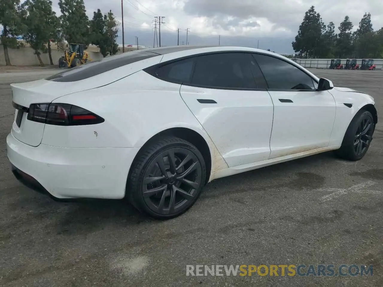 3 Фотография поврежденного автомобиля 5YJSA1E53NF492855 TESLA MODEL S 2022