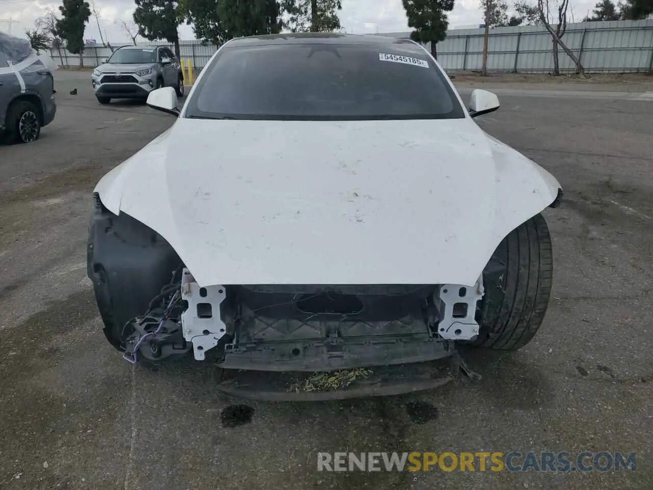 5 Фотография поврежденного автомобиля 5YJSA1E53NF492855 TESLA MODEL S 2022