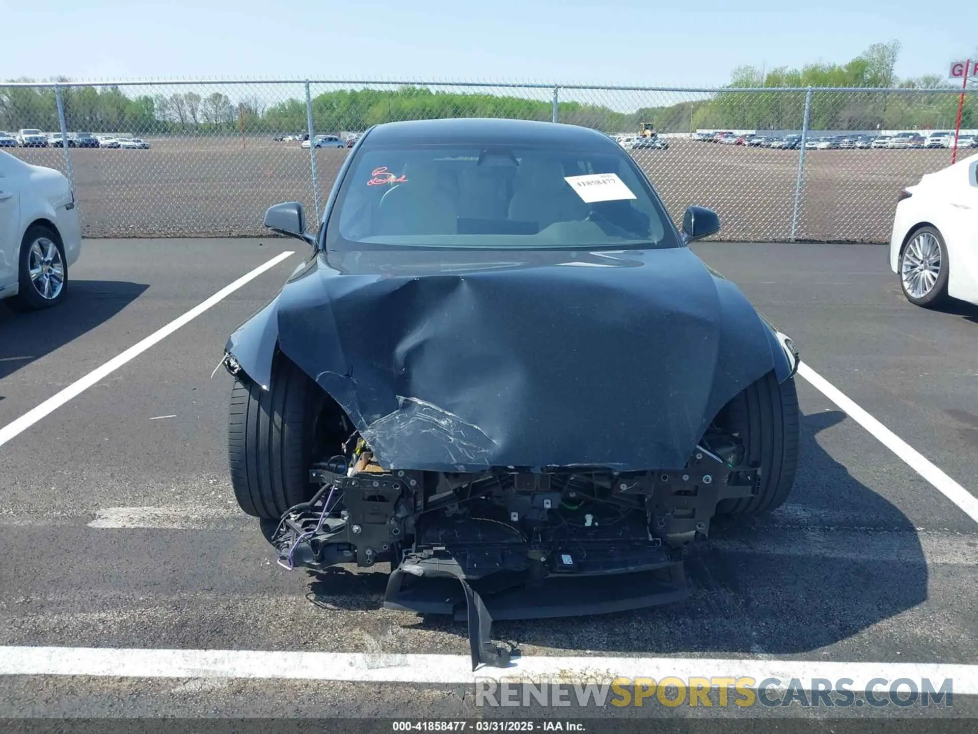 12 Photograph of a damaged car 5YJSA1E56NF490064 TESLA MODEL S 2022