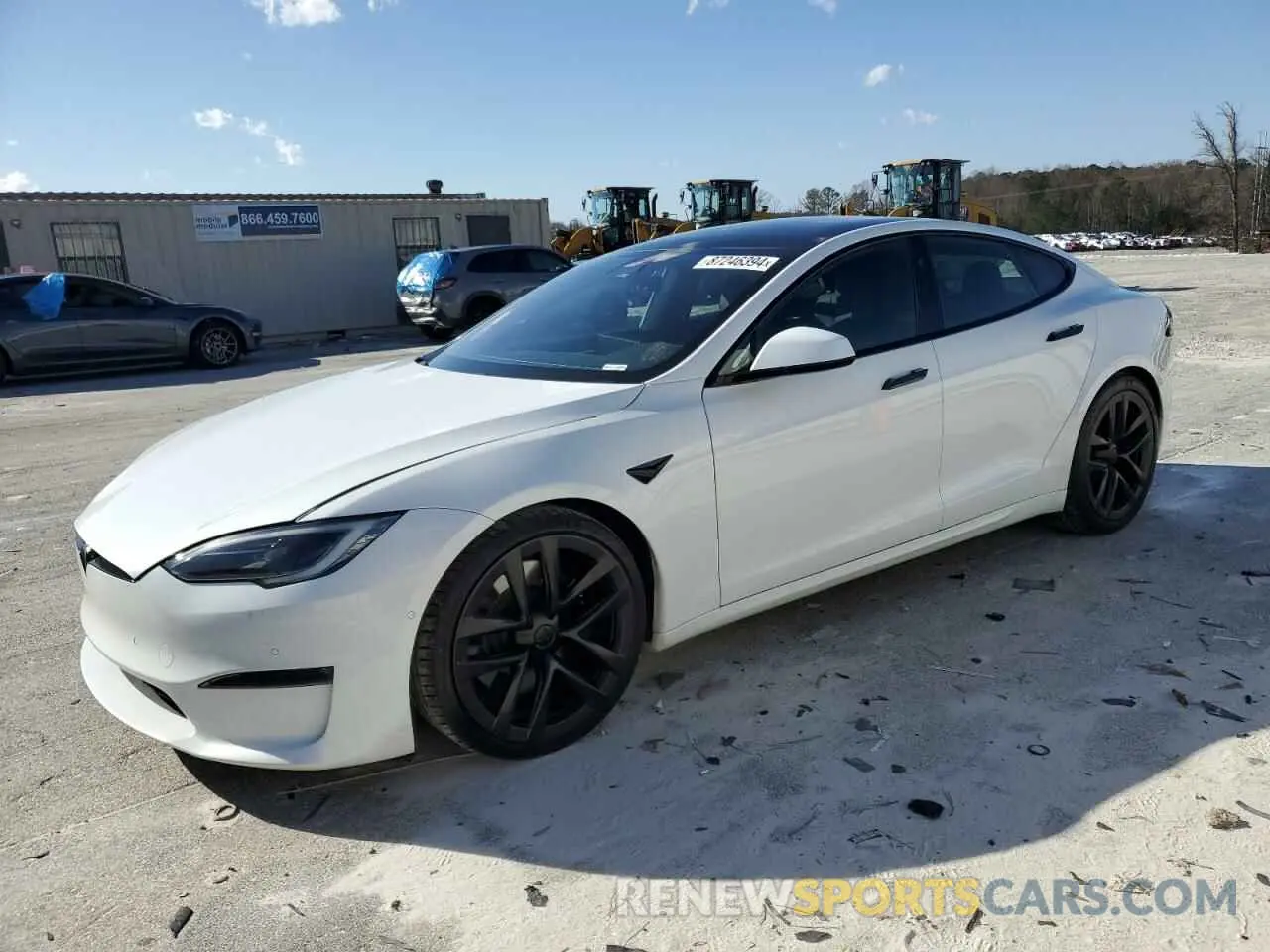 1 Фотография поврежденного автомобиля 5YJSA1E56NF493515 TESLA MODEL S 2022