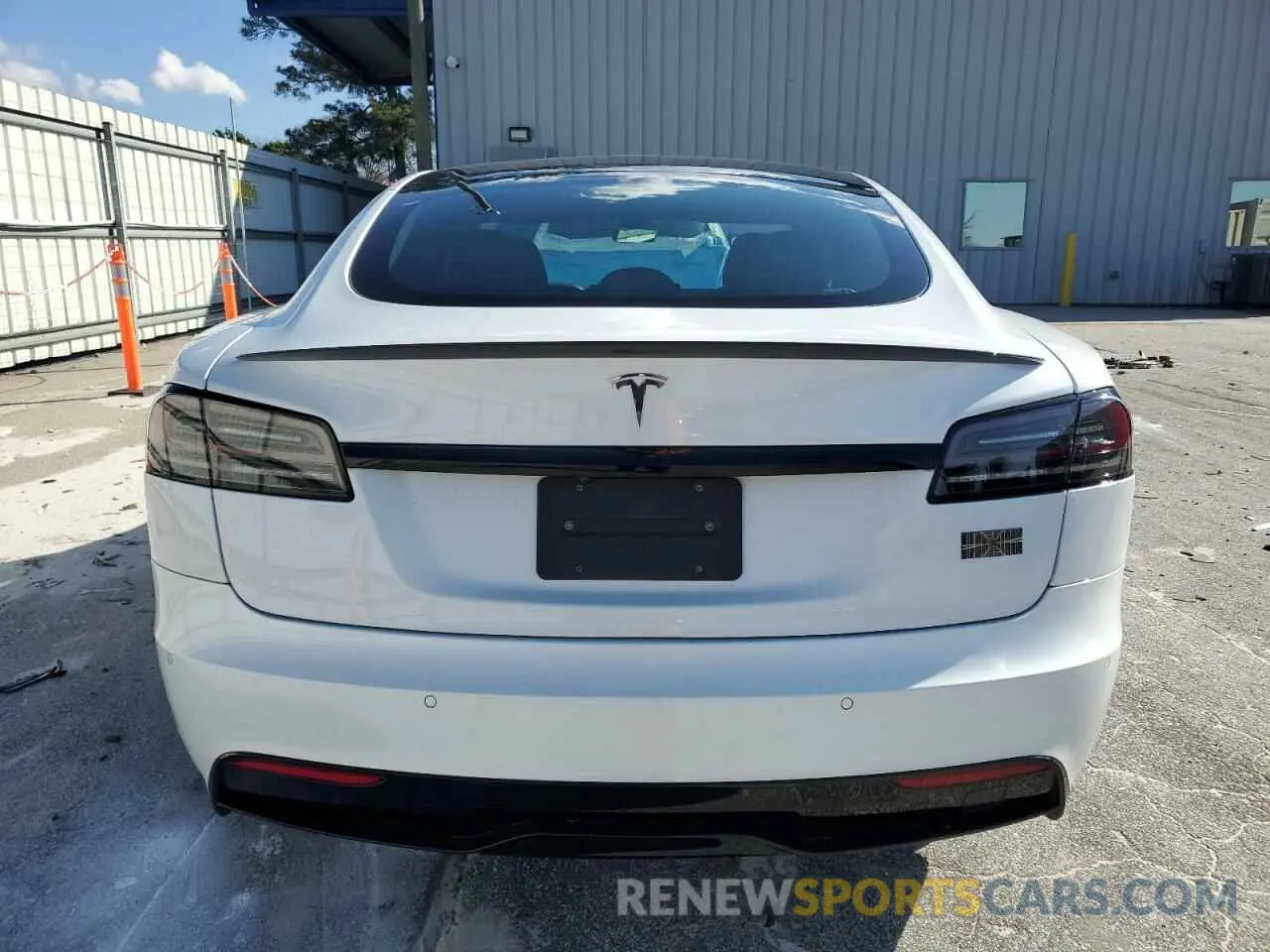 6 Фотография поврежденного автомобиля 5YJSA1E56NF493515 TESLA MODEL S 2022