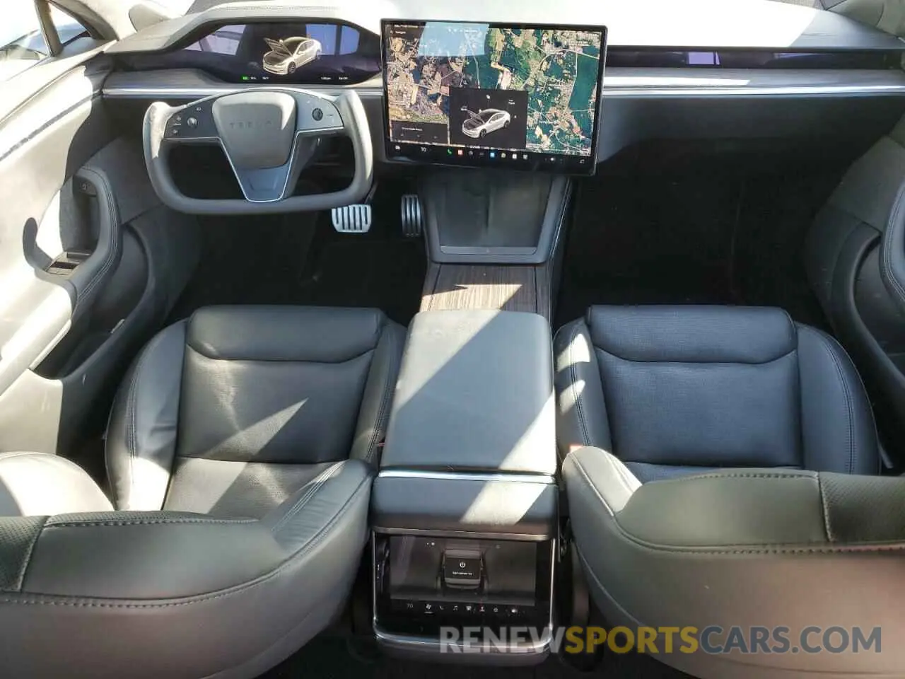 8 Фотография поврежденного автомобиля 5YJSA1E56NF493515 TESLA MODEL S 2022