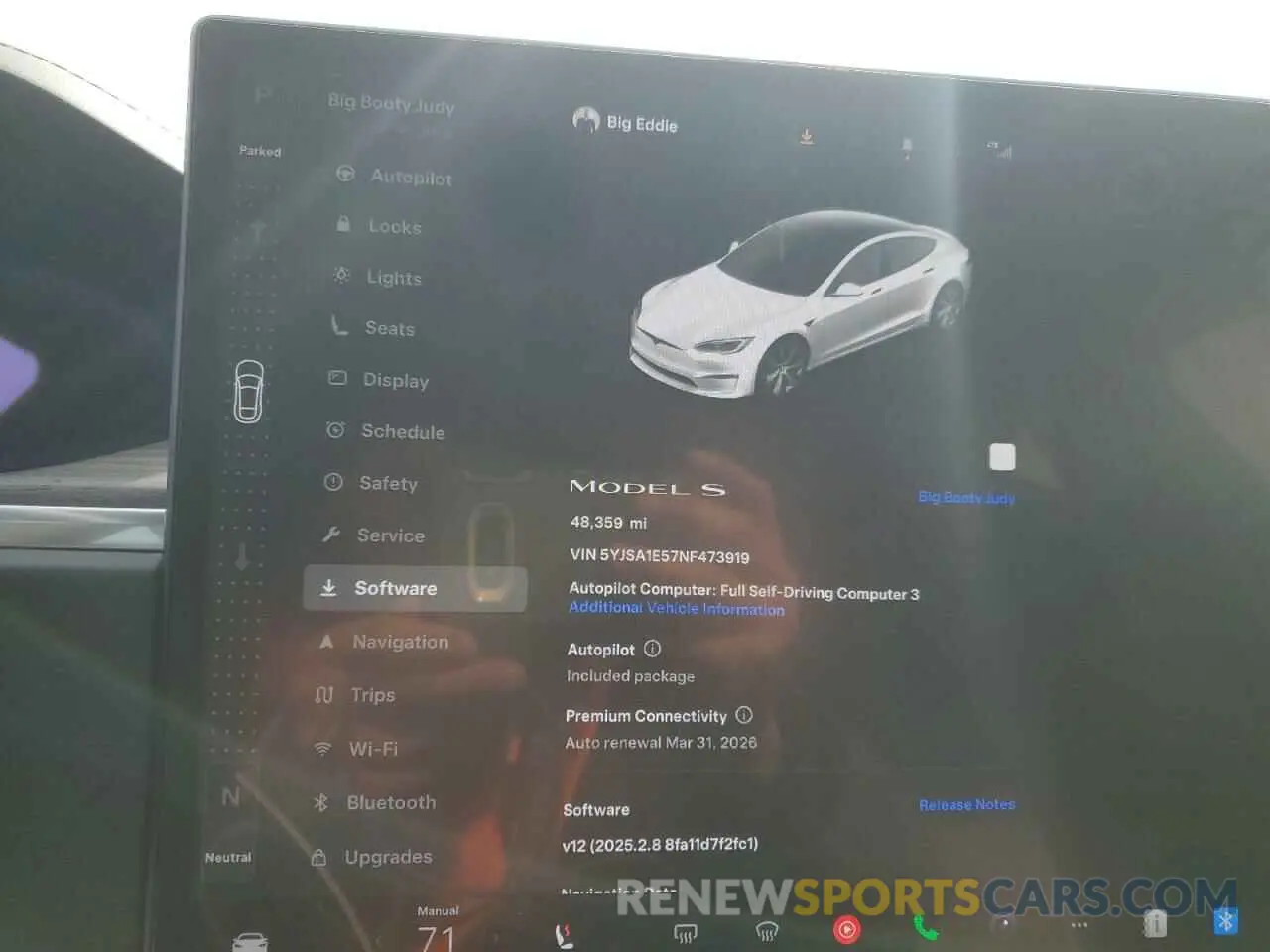 9 Фотография поврежденного автомобиля 5YJSA1E57NF473919 TESLA MODEL S 2022