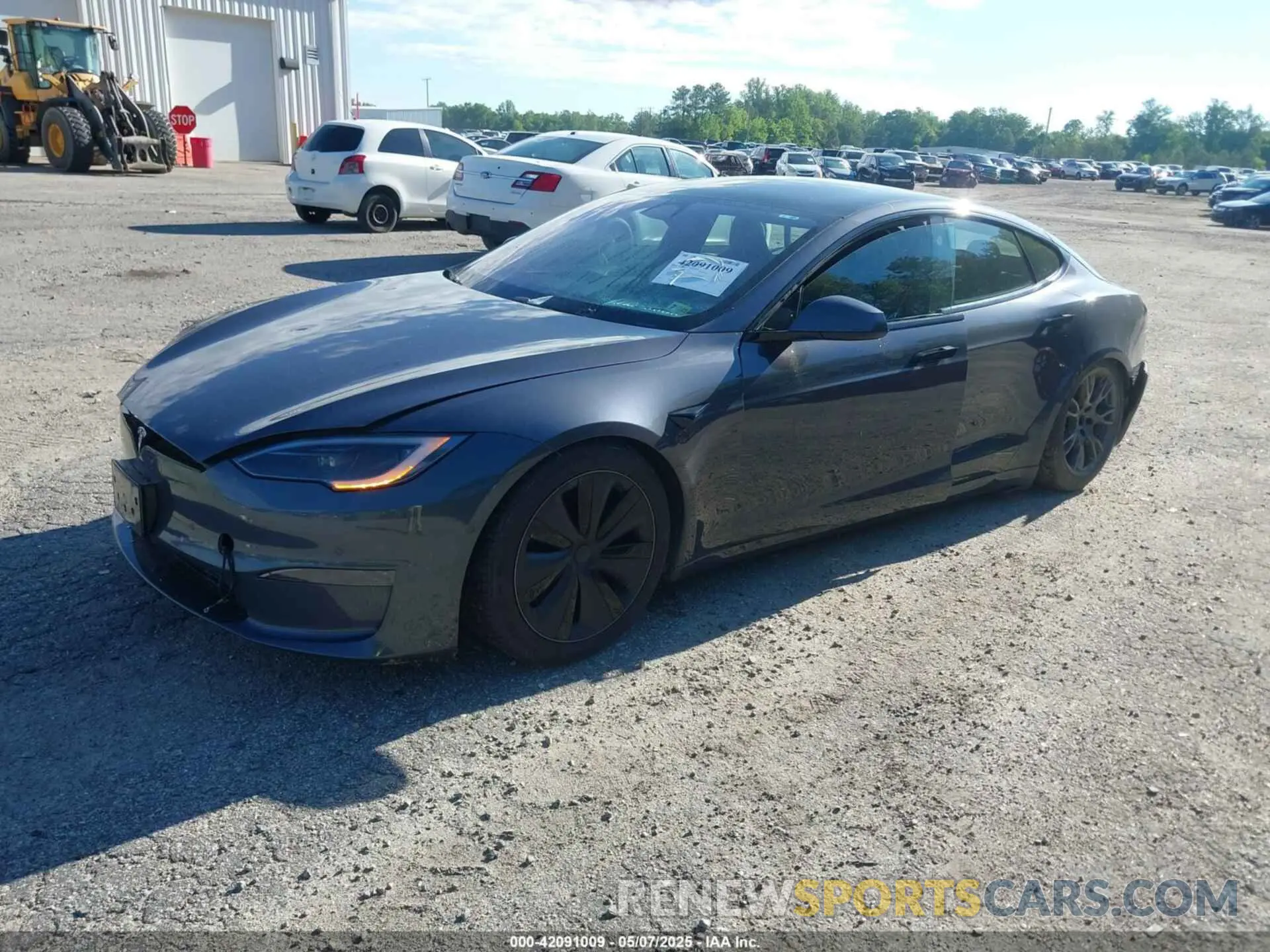 2 Фотография поврежденного автомобиля 5YJSA1E57NF479056 TESLA MODEL S 2022