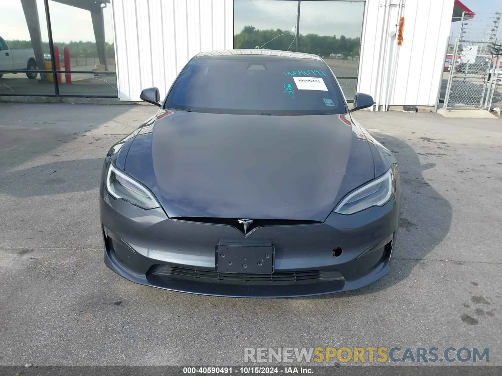 6 Photograph of a damaged car 5YJSA1E58NF469507 TESLA MODEL S 2022
