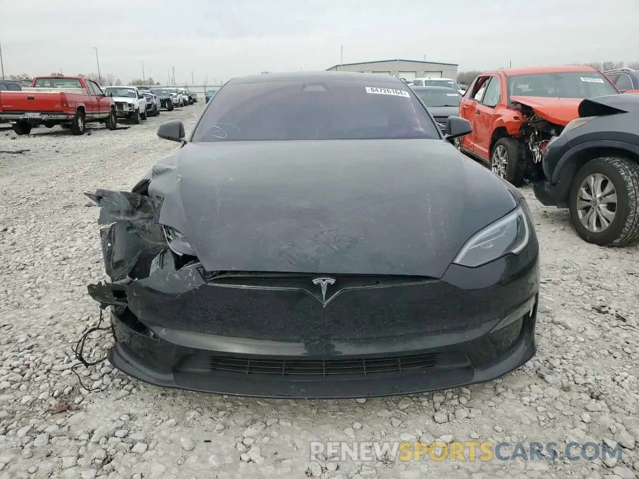 5 Фотография поврежденного автомобиля 5YJSA1E58NF479552 TESLA MODEL S 2022