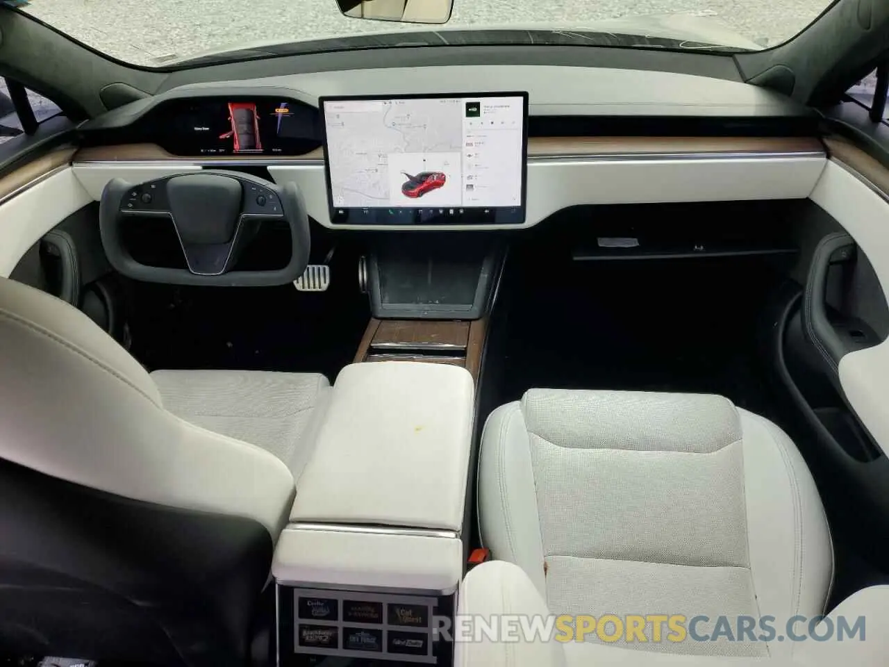 8 Фотография поврежденного автомобиля 5YJSA1E58NF479552 TESLA MODEL S 2022