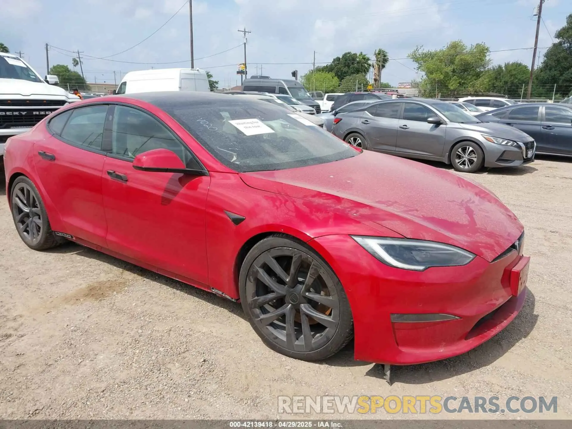 1 Photograph of a damaged car 5YJSA1E58NF486727 TESLA MODEL S 2022