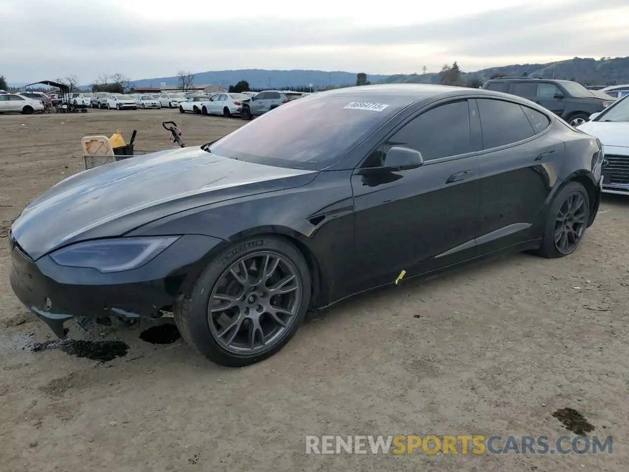 1 Фотография поврежденного автомобиля 5YJSA1E58NF487215 TESLA MODEL S 2022