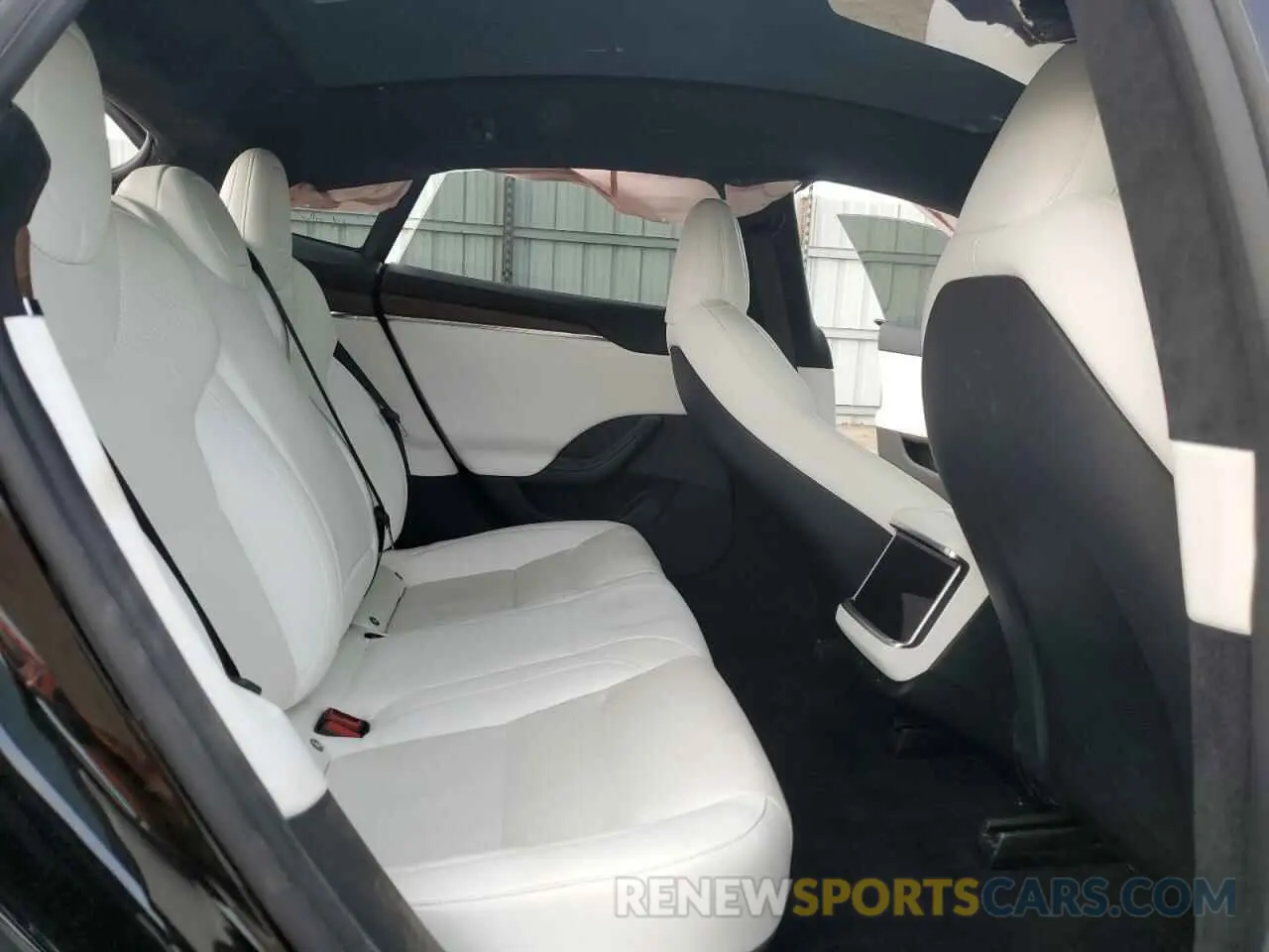 10 Фотография поврежденного автомобиля 5YJSA1E58NF487215 TESLA MODEL S 2022